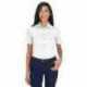 Harriton M500SW Ladies Easy Blend Short-Sleeve Twill Shirt with Stain-Release