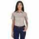 Harriton M500SW Ladies Easy Blend Short-Sleeve Twill Shirt with Stain-Release