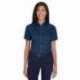 Harriton M500SW Ladies Easy Blend Short-Sleeve Twill Shirt with Stain-Release