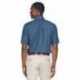 Harriton M550S Men's Short-Sleeve Denim Shirt