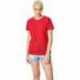Hanes SL04 Ladies' 4.5 oz., 100% Ringspun Cotton nano-T T-Shirt