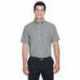 Harriton M600S Men's Short-Sleeve Oxford with Stain-Release