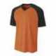 A4 NB3373 Youth Polyester V-Neck Strike Jersey with Contrast Sleeves