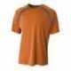 A4 N3001 Men's Spartan Short Sleeve Color Block Crew Neck T-Shirt
