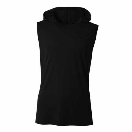 A4 N3410 Men's Cooling Performance Sleeveless Hooded T-shirt