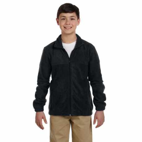 Harriton M990Y Youth Full-Zip Fleece
