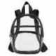 BAGedge BE268 Unisex Clear PVC Mini Backpack