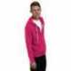 Bayside BA875 Unisex 7 oz., 50/50 Full-Zip Fashion Hooded Sweatshirt
