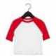 Bella + Canvas 3200T Toddler 3/4-Sleeve Baseball T-Shirt