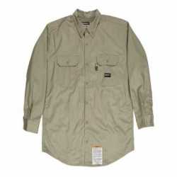 Berne FRSH10 Men's Flame-Resistant Button-Down Work Shirt