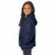Hanes P480 Youth EcoSmart Full-Zip Hooded Sweatshirt