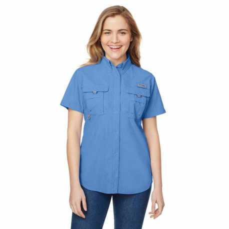 Columbia 7313 Ladies' Bahama Short-Sleeve Shirt