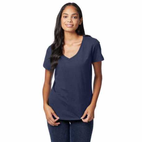 Hanes S04V Ladies Perfect-T V-Neck T-Shirt