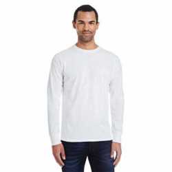 Hanes 42L0 Men's 4.5 oz., 60/40 Ringspun Cotton/Polyester X-Temp Long-Sleeve T-Shirt