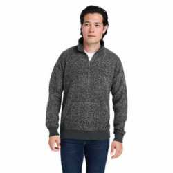 J America 8713JA Unisex Aspen Fleece Quarter-Zip Sweatshirt