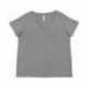 LAT 3817 Ladies' Curvy V-Neck Fine Jersey T-Shirt