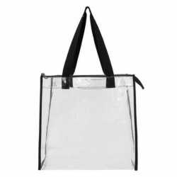 Liberty Bags OAD5006 OAD Clear Tote w/ Gusseted And Zippered Top