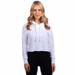 Next Level Apparel 9384 Ladies' Cropped Pullover Hooded Sweatshirt