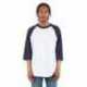 Shaka Wear SHRAG Adult 8.9 oz., 3/4-Sleeve Raglan T-Shirt