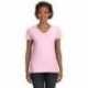 LAT 3507 Ladies V-Neck Fine Jersey T-Shirt
