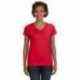 LAT 3507 Ladies V-Neck Fine Jersey T-Shirt