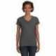 LAT 3507 Ladies V-Neck Fine Jersey T-Shirt