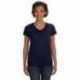 LAT 3507 Ladies V-Neck Fine Jersey T-Shirt