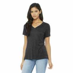 Bella + Canvas BC6415 Women's Relaxed Triblend V-Neck Tee