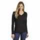 District DT6201 Women's Very Important Tee Long Sleeve V-Neck