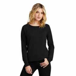 District DT672 Women's Featherweight French Terry Long Sleeve Crewneck
