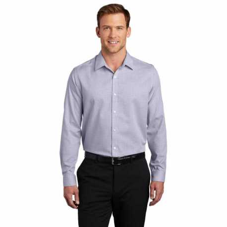 Port Authority W645 Pincheck Easy Care Shirt