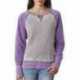 J America JA8927 Ladies Zen Contrast Crew
