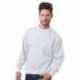 Bayside BA1102 Adult Heavyweight Crewneck Sweatshirt