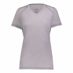 Augusta Sportswear 6844 Women's Super Soft-Spun Poly V-Neck T-Shirt