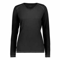 Augusta Sportswear 6847 Women's Super Soft-Spun Poly Long Sleeve V-Neck T-Shirt