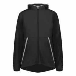 Augusta Sportswear 6860 Eco Revive Women's Polar Fleece Hooded Full-Zip Jacket