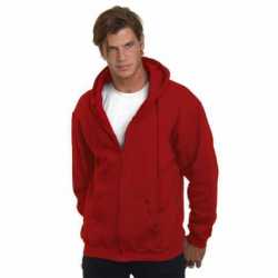 Bayside BA900 Adult Full-Zip Hooded Sweatshirt