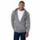 Bayside BA900 Adult Full-Zip Hooded Sweatshirt