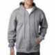 Bayside BA900 Adult Full-Zip Hooded Sweatshirt
