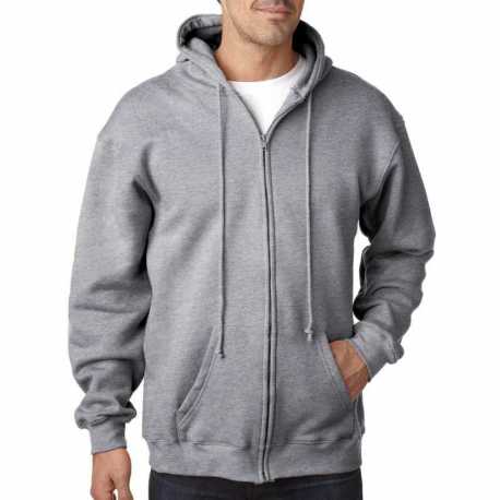 Bayside BA900 Adult Full-Zip Hooded Sweatshirt