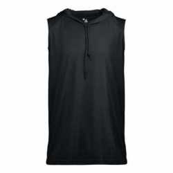 Badger 2108 Youth B-Core Sleeveless Hooded T-Shirt