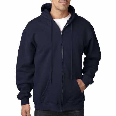 Bayside BA900 Adult Full-Zip Hooded Sweatshirt