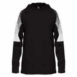 Badger 2211 Youth Lineup Hooded Long Sleeve T-Shirt