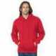 Bayside BA960 Adult Pullover Hooded Sweatshirt
