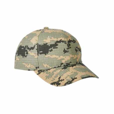 Big Accessories BX024 Structured Camo Hat