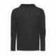 Badger 4905 Tri-Blend Surplice Hooded Long Sleeve T-Shirt
