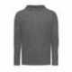 Badger 4905 Tri-Blend Surplice Hooded Long Sleeve T-Shirt