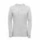 Badger 4965 Women's Tri-Blend Surplice Long Sleeve Hooded T-Shirt