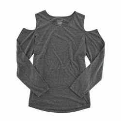 Boxercraft T31 Women's Cold Shoulder Long Sleeve T-Shirt