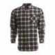 Burnside 8212 Open Pocket Long Sleeve Flannel Shirt